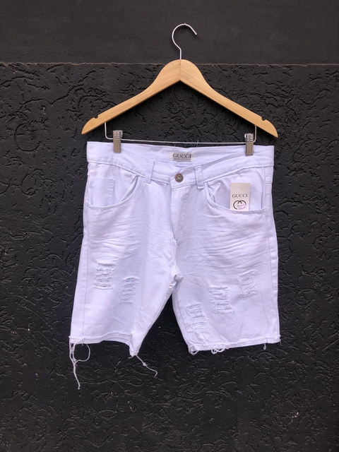 Shorts Jeans Branco - comprar online
