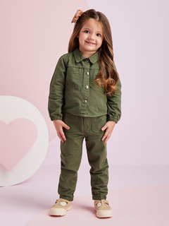Calça Infantil De Sarja com Bolsos Momi - comprar online