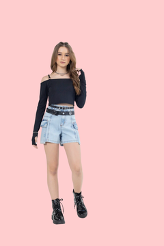 Shorts Jeans Teen Bobbylulu - comprar online