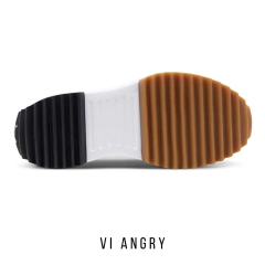 ZAPATILLAS RUN ECOCUERO NEGRO - VI ANGRY Calzado