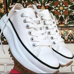 ZAPATILLAS RUN ECOCUERO BLANCO