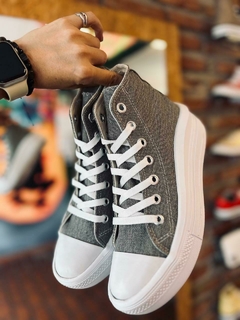 ZAPA BOTITA MOVE LONA PANAMA GRIS - comprar online