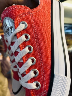 ZAPA DE LONA PANAMA ROJA - comprar online