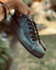 ZAPA DE ECOCUERO - TOTAL BLACK - comprar online