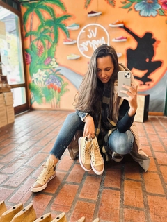 BOTITA VINTAGE LONA - tienda online