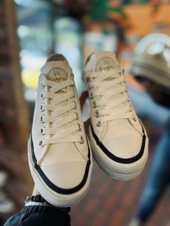 ZAPATILLAS PLATAFORMA LONA BLANCO - tienda online