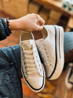 ZAPATILLAS PLATAFORMA LONA BLANCO - VI ANGRY Calzado