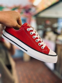 ZAPATILLAS LONA ROJA - VI ANGRY Calzado