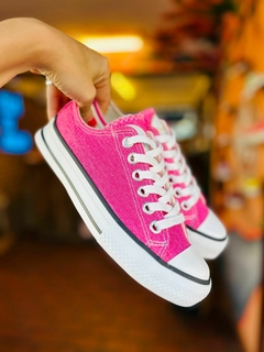 ZAPA DE LONA PANAMA FUCSIA - VI ANGRY Calzado