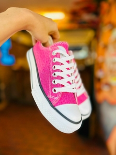 ZAPA DE LONA PANAMA FUCSIA - comprar online