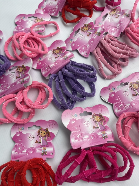 Gomitas de pelo PINK (pack x6 unidades)