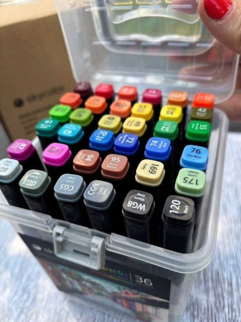 MARCADORES DOBLE PUNTA x36