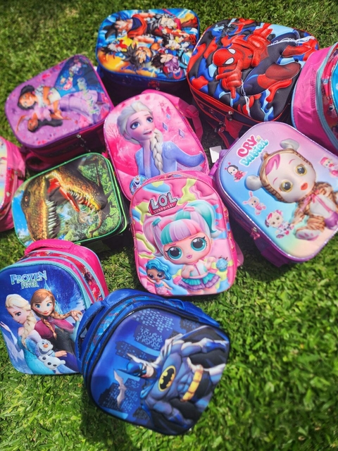 Mochila de un cierre con dibujo 3D (CALIDAD SUPER PREMIUM!)