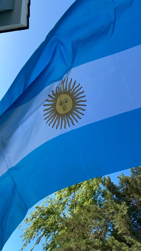 Bandera Argentina XL 60x90 cm
