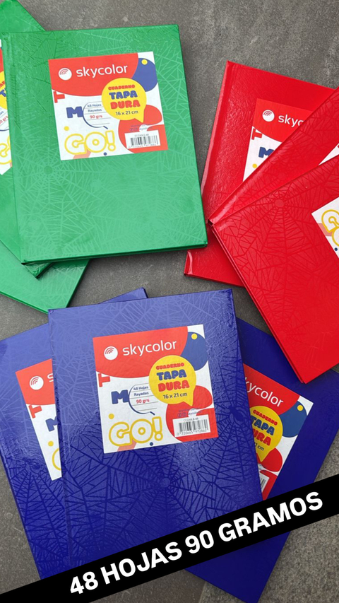 CUADERNO SKYCOLOR CALIDAD PREMIUM (48 hojas 90 gramos) - comprar online