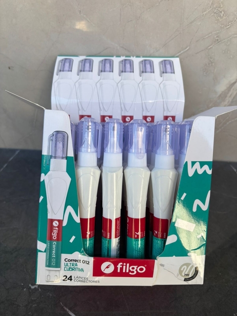 CORRECTORES FILGO x24 (Con caja expositora)