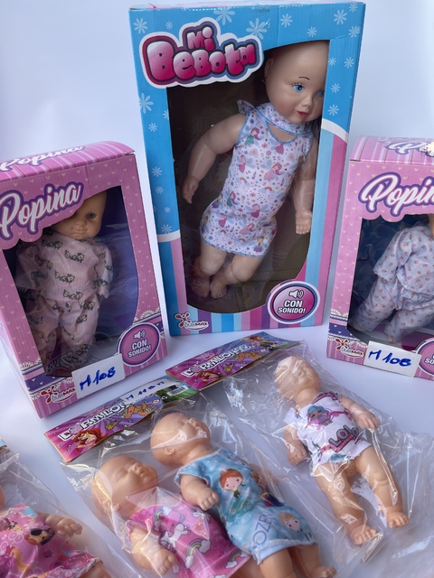 Muñeca XXL "mi bebota" CON SONIDO (Art. M116)