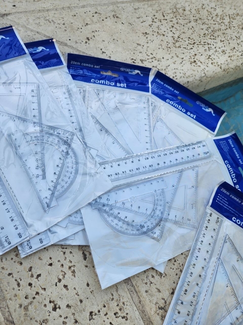 Set geometría 30cm (x4 unidades)