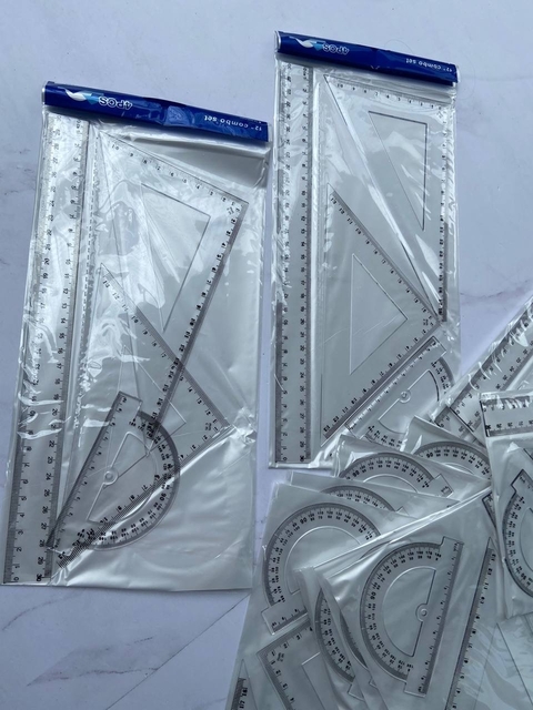 Set de geometria 20cm (x4 unidades)