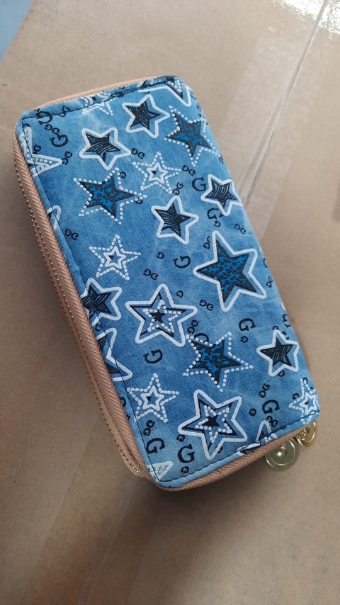 Billeteras doble cierre texturadas % (CON DESCUENTO POR PEQUEÑAS FALLAS)