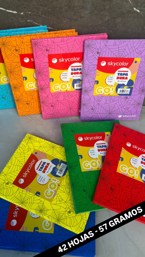 Cuaderno clásico tapa dura rayado SKYCOLOR (42 hojas 57 gramos) - comprar online