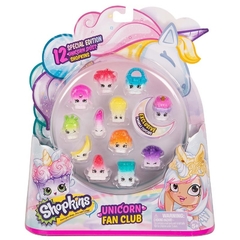 Shopkins Wild Style! Unicornio Fans Club con 12 figuras S9