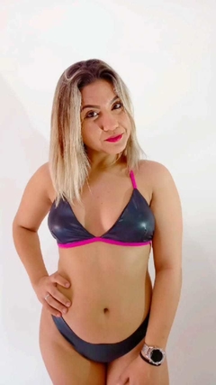 Biquíni Top Fixo com Bojo - Top Fixo e Calcinha Asa Delta - comprar online