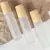 Recipiente Roll-on para Óleo Essencial e Perfumes de Vidro Fosco e Tampa De Plástico De Grão De Madeira