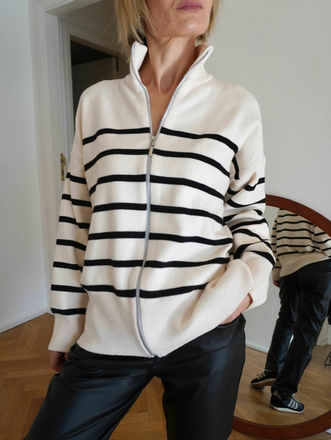 CAMPERA RAYADA POTASIO (K) - comprar online