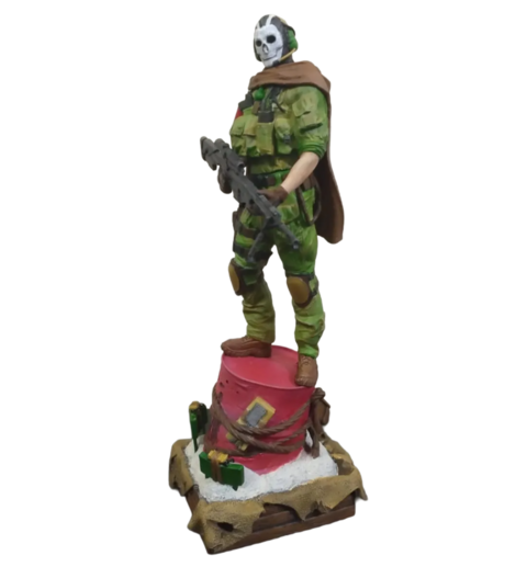 Action Figure Ghost Do Jogo Call Of Duty