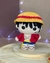Tricro Pop Luffy em crochê amigurumi