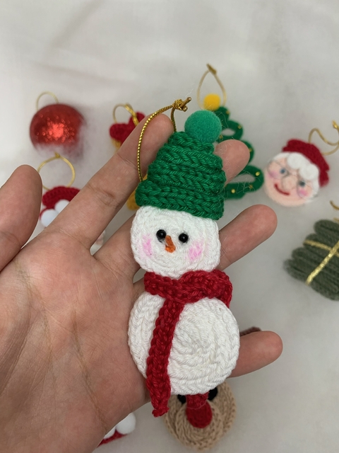 Enfeite para Árvore de Natal - Boneco de Neve