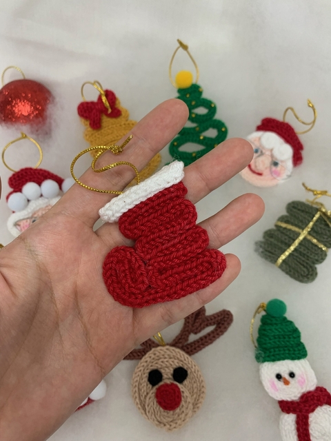 Enfeite para Árvore de Natal - Bota do Papail Noel