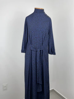 VESTIDO MIDI MANGA BUFANTE NOVO C ETIQUETA - LEA A LEZ - comprar online