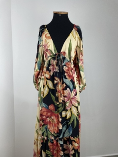 VESTIDO LONGO FLORAL NOVO - FARM