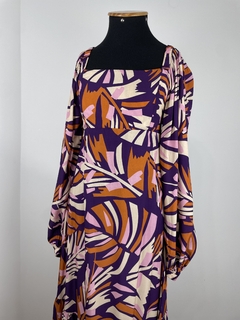 VESTIDO MIDI ESTAMPADO NOVO - LEZ A LEZ