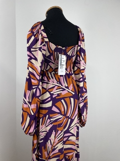 VESTIDO MIDI ESTAMPADO NOVO - LEZ A LEZ na internet