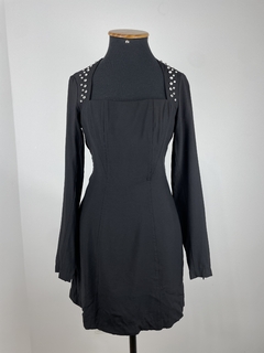 VESTIDO PRETO BRILHOS NOVO - LEZ A LEZ