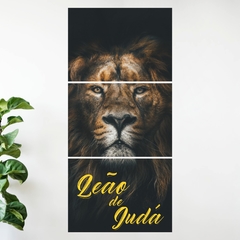 MOSAICO 3 PEÇAS - leão de Judá