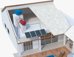 Reservatório térmico, Baixa Pressão ATMC- 2000AQ - Corpo 444 calota 304 - (960 mm x 3440 mm) 4 MCA - comprar online