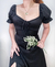Vestido Camponesa Midi - Preto - loja online