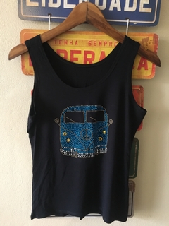 Regata Kombi azul Strass