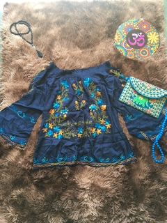 Bata boho ombro a ombro