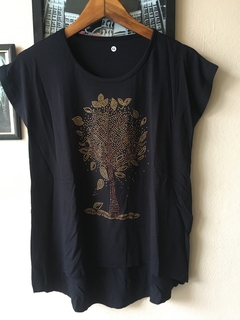 T-shirt Arvore da vida Strass - comprar online