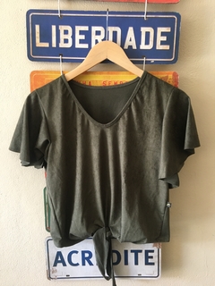 Blusa hiponga manga flare