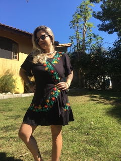 Vestido Boho Bordado