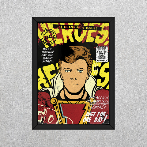 Quadro - Bowie é o Shazam