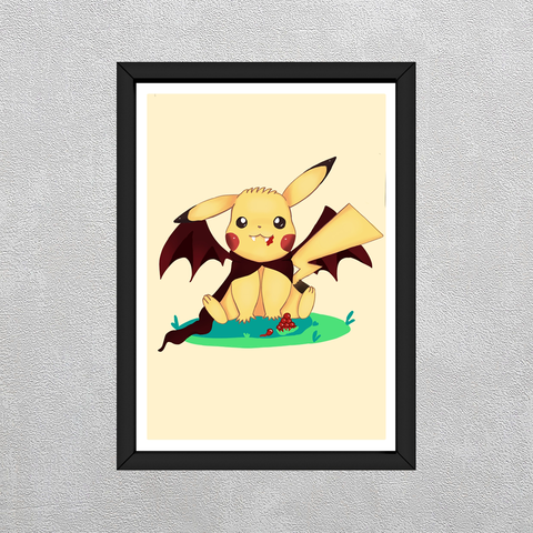 Geek to Geek - Quadro - Pikachu Vampiro