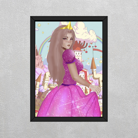 Geek to Geek - Quadro - Princesa Jujuba