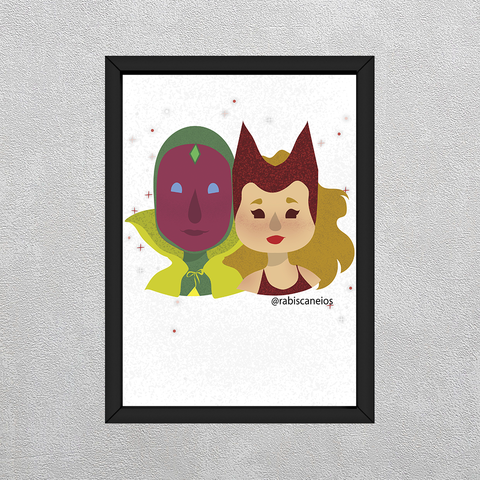 Geek to Geek - Quadro - Wanda e Visão